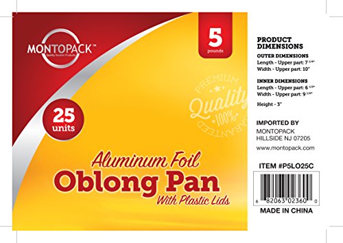 1 Pack+Disposable+Takeout+Pans+Clear