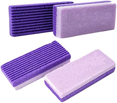 Peowuieu 4Pcs Foot Pumice Sponge Stone Pedicure Callus Exfoliate Hard Scrubber