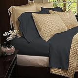 Mandarin Home Luxury Bamboo Bed Sheets - Eco-friendly, Hypoallergenic and Wrinkle Resistant - 4-Piece - (Queen, Grey)
