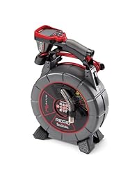 Ridgid 40798 Seesnake L100 Microreel sistema de video cámara de inspección con CA 300 Cámara Monitor, fontanería cámara de inspección serpiente con monitor