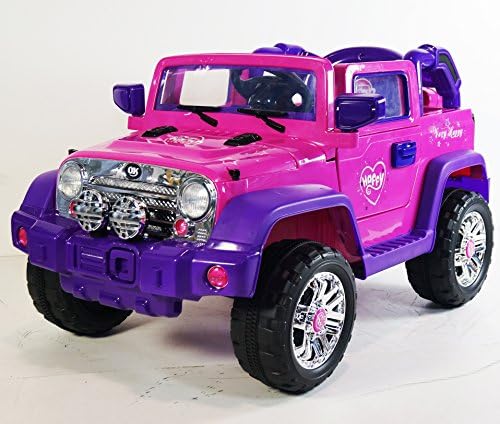 rideONEcar. JEEP WRANGLER STYLE RIDE ON TOY CAR REMOTE CONTROL 12VOLTS BATTERY OPERATED