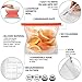 Ecokeep Reusable Silicone Food Bag. Silicone Food Storage Bag, Silicone Bags Reusable. Silicone Ziploc Bags, Reusable Freezer Bags. Silicone Reusable Food Bag (2 Large, 2 Medium)