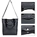 Crossbody Bags for Women,Large Cross Body Bag Multifunction Shoulder Bags Work Tote Handbags (8015-black)