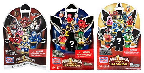 Mega Bloks Power Rangers Super Samurai Series 1, Series 2 & Series 3 Blind Bag Mystery Packs (1 Pack of Each) Mega Bloks Power Rangers Super Samurai Series 1, Series 2 & Series 3 Blind Bag Mystery Packs (1 Pack of Each)