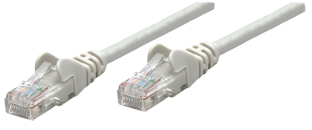 Intellinet Network Patch Cable, Cat6, 1.5m, Grey, Copper, S/FTP, LSOH / LSZH, PVC, RJ45, Gold Plated Contacts, Snagless, Booted, Polybag