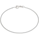 Amazon Essentials Sterling Curb Chain Bracelet