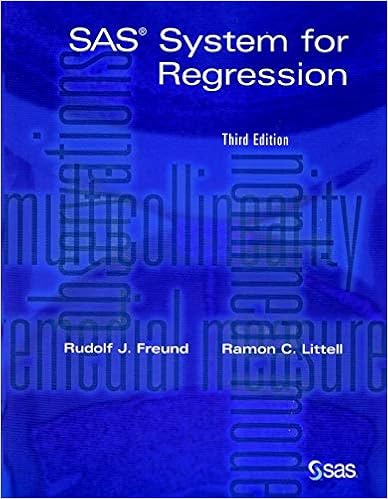 Amazon Com Sas R System For Regression 3rd Edition 9780471416647 Freund Rudolf Littell Ramon Books