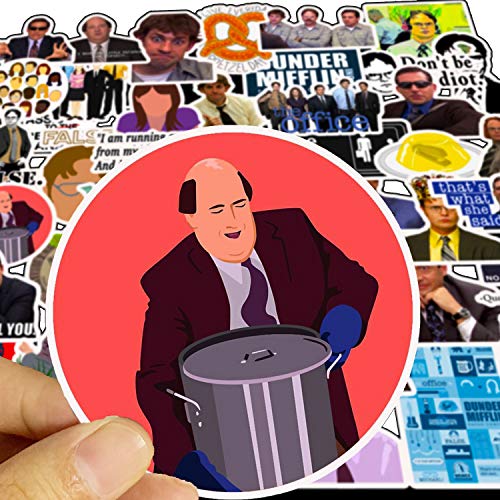 HOHAJIU The Office Merchandise Stickers 50 Pck The Computer Stickers The Office Stickers for Water Bottles, Micheal Scott, Funny Laptop Decals, Hydro Flask Stickers