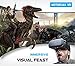 Motoraux 3D VR Glasses Virtual Reality Headsets Suitable for Google, Samsung Note, LG, Huawei, HTC, Moto Screen Smartphone (4.5-5.5 Iches)