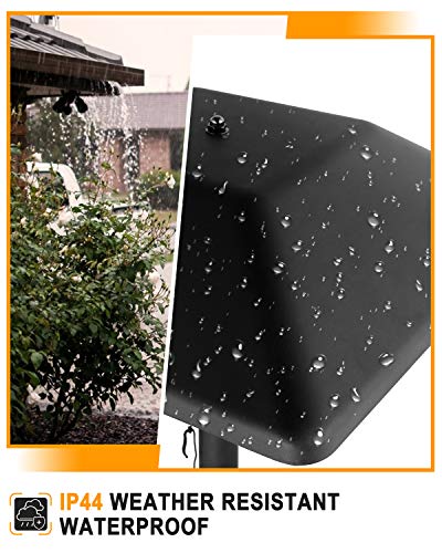 Star Patio Electric Patio Heater, Infrared Heaters, Tabletop Heater, Electric Outdoor Heaters, Portable Heater, Outdoor Space Heater, Classic Sandy Black, 1500W, STP1566-DT - Thumbnail 3