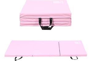 Modern-Depo Gymnastics Mat Tri-Fold 6'X2'X2" Thick With Handle, Waterproof Cover, 100% EPE Core