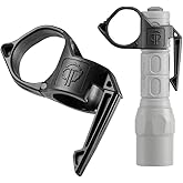 Thyrm Switchback Large 2.0 Flashlight Ring, Pocket Clip for 1-Inch Light | For 1-Inch Tactical Light, Finger Retention Ring Loop, Made in USA, Compatible with SureFire G2X-Size, Modlite Handheld Light