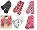 Toptim Baby Knitted Leg Warmers for Little Girls , Toddlers & Children (Dots of 5 Pairs)
