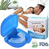 Anti Snoring Devices Snoring Solution Mouthpiece FDA-Approved Stop Snore Stopper (White)