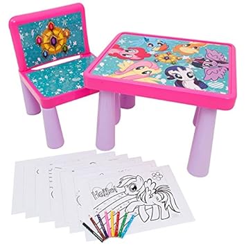 My Little Pony Colouring Table And Chair
