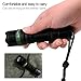 Kizad Super Bright Flashlight Zoomable XML T6 Light Torch,Outdoor Tactical Flashlight Waterproof, Great for Hunting,Cycling,Climbing,Camping and Out door Activities,Black