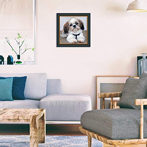 5D Diamond Painting Mosaic Making 5D DIY Diamond Painting Dog Cross Stitch Embroidery Wall Art Needlework Kit