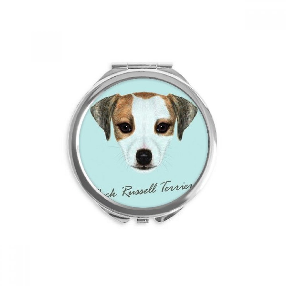 Jack Russell Terrier Dog Pet Animal Hand Compact Mirror Round Portable Pocket Glass