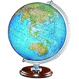 Replogle Standard (Illuminated) 12inch Topographical on Outside and Political map on Inside, Made in USA