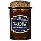 Northern Lights Candles Spirit Jar Candle, 5 oz, Whiskey & Tobacco