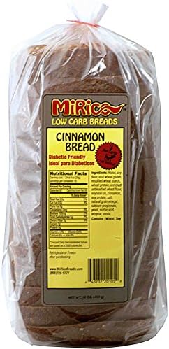 MiRico Low Carb Bread - Cinnamon (3 Loaves)