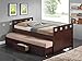 Broyhill Kids Breckenridge Captain's Bed with Trundle Bed and Drawers, Espresso