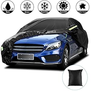 Autoafdekking, volledige afdekking, vuilafstotend, stofdicht, autozeil, volledige garage, waterdicht, voor auto, winter…