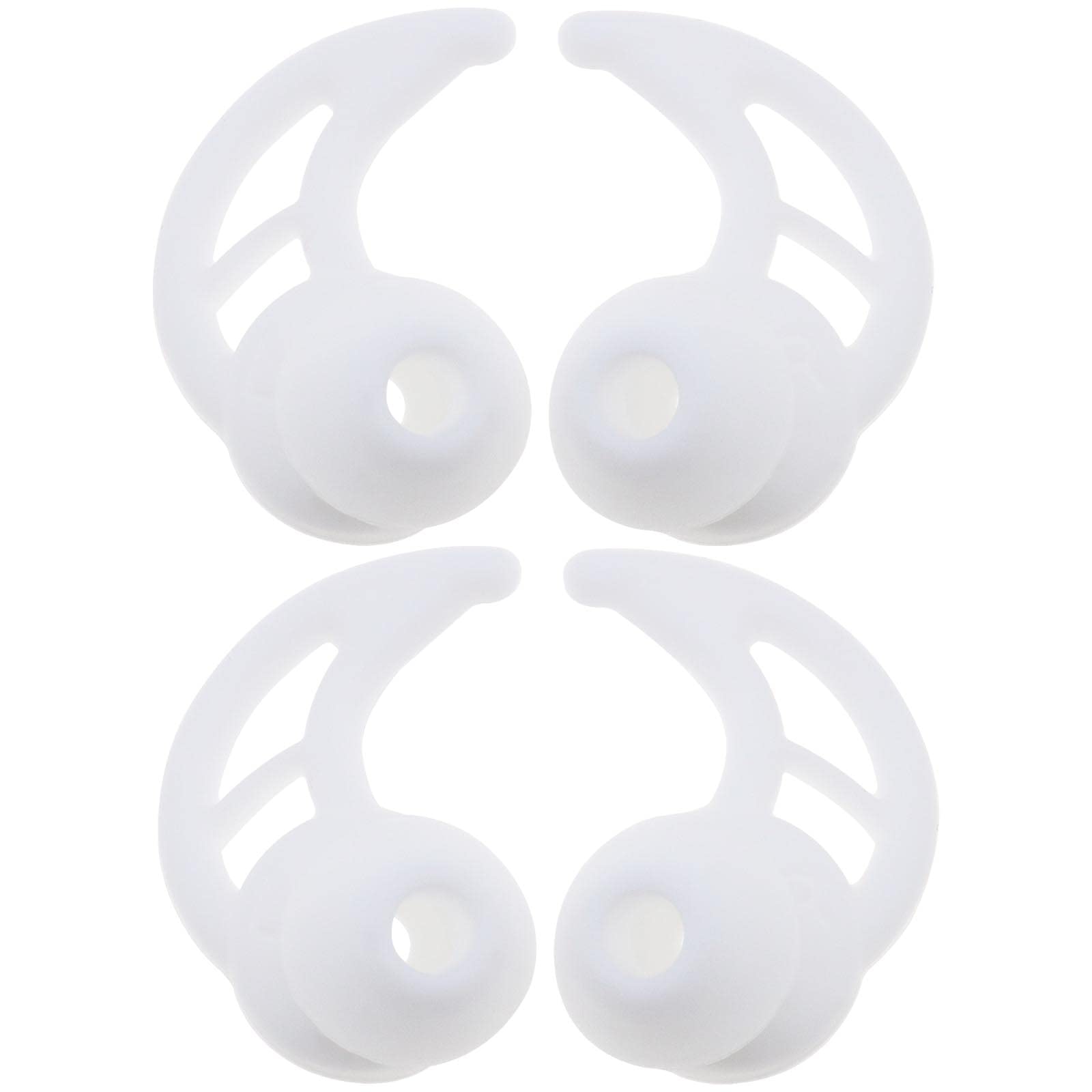 eMagTech 2 Pairs Earbuds Cover Replacement Silicone Soft Earhooks Ear Loops In-Ear Earbuds Tips with Wings Anti-Slip Compatible with Sony WF-1000XM3/WI-1000X Earphones White