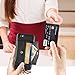 LAMEEKU iPhone SE Wallet Case, Shockproof iPhone 7 8 Case with Credit Card Holder Slot Leather Case, Protective Cover with Crossbody Chain Strap Wrist Strap for Apple iPhone 7/8/SE,4.7