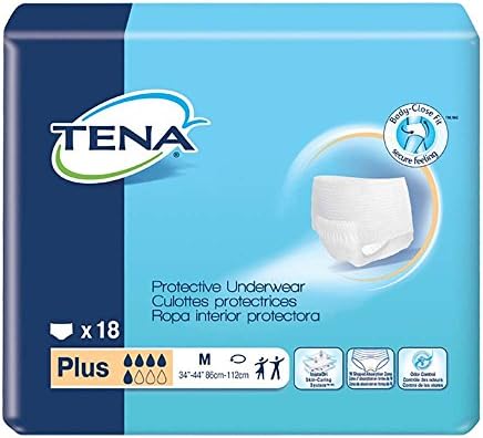 TENA Protecting Underwear Plus Absorbency – Medium 72/Case