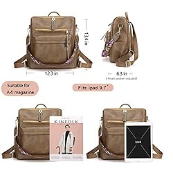 ZOCILOR Women's Fashion Backpack Purse Multipurpose