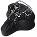 WINNINGO Exercise Gel Bicycle Saddle Cover Wide Cycling Seat Cushion for Wide Bike Saddle Large Bicycle Seat Pad (Black-L)
