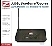 Zoom Telephonics ADSL WiFi Modem/Router with 4 Ethernet Ports (5792), Compatible with CenturyLink (excluding VDSL)