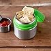 LunchBots Rounds 8oz Stainless Steel Leak-Proof Snack Container for Kids and Adults - Food Jar for Yogurt - Fruits - and Finger Foods - Eco-Friendly - Dishwasher Safe - 8oz - Green