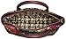 Vera Bradley Women's Cotton Day Off Satchel Purse, Autumn Leaves with Chocolate, One Size