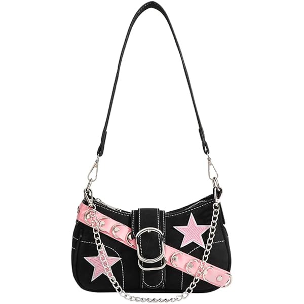 Uchyius Y2k Bag Women Punk Shoulder Bags Gothic Crossbody