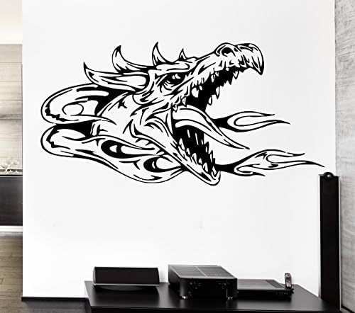Little Angle Wall Decal Dragon Myth Mythology Middle Age Fantasy Monster Cool Interior (Z2708)