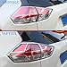Kadore for Nissan Rogue 2014-2016 Chrome Rear Tail Lights Lamp Cover Trim Frame Exterior Accessories 4-pc