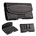 iNNEXT 8 Plus Belt Clip Case, Premium Horizontal Leather Case Pouch Holster with Magnetic Closure, Pouch Sleeve Carrying Case with Belt Clip Holster for 7 Plus / 6S Plus 5.5 inch (Black)