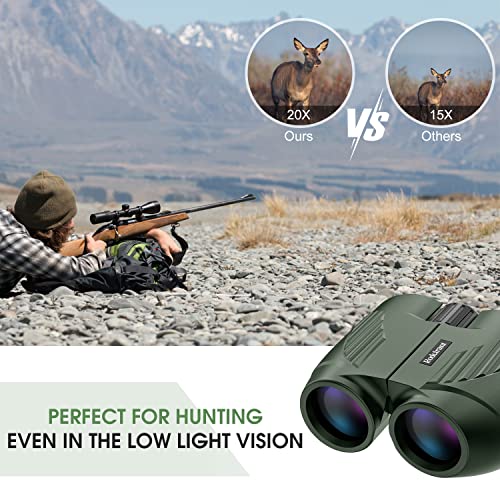 20X25 Compact Binoculars For Adults And Kids,Large Eyepiece Waterproof