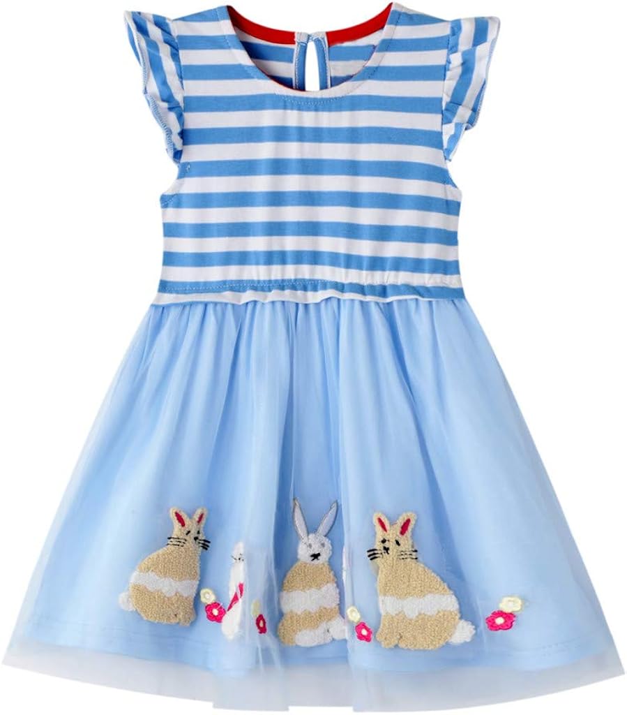 Baby Mädchen Kleid Mit Rüschen - Langarm Winterkleid Für Feste & Feiern