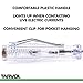 Industrial Voltage Tester Pen (INSULATED SCREWDRIVER DESIGN) AC 100-500 Volts - Perfect Detector Tool for Electricians for Testing Electrical Wires, Sockets, & Switches
