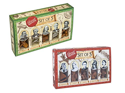 Great Minds Wooden Puzzle Bundle: Great Minds Set of 5 Women/Great Minds Set of 5 Men - Thumbnail 2