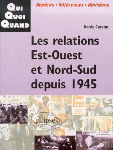 Les  relations Est-Ouest et Nord-Sud depuis 1945