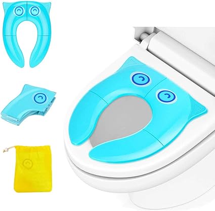 Tout Petit Pot Siege Pliable Reducteur Wc Portable Toilette Convient Aux Bebes Reducteur De Toilette Enfant Porte A Voyage Garcons Et Filles Apprentissage De La Proprete Chaises Et Tabourets