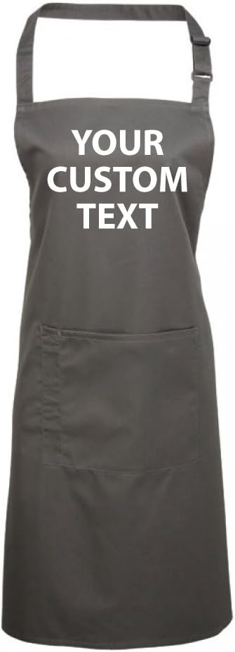 Star and Stripes Personalised Long pocket Apron durable chef Kitchen Aprons in 40 COLOURS