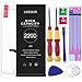 LIKEGOR New Battery Compatible with iPhone 6,2200mAh li-ion Replacement Battery with Complete Repair Tool Kits,Screen Protector,Adhesive Strips and Instruction-24 Month Warranty(for ip6)