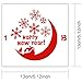 LOCOLO 16 Pcs Christmas Painting Stencils, Plastic Stencils for Bullet Journal, Christmas Stencils for Painting on Wood, DIY Card Making (A B)