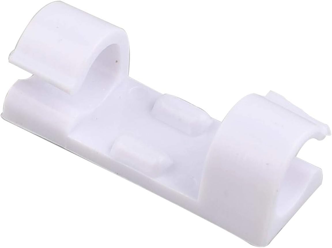 Futheda 20Pcs Strong Self-Adhesive Small Cable Clips Cable Drop Wire Holder - Image 4