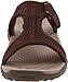 Skechers Women's Reggae Rockfest T Strap Sandal,Chocolate,8 M US